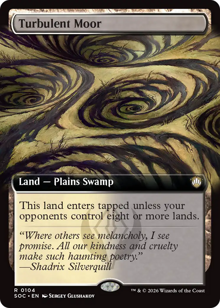Turbulent Moor (Extended Art) [Secrets of Strixhaven Commander] | Mega City Incorporated