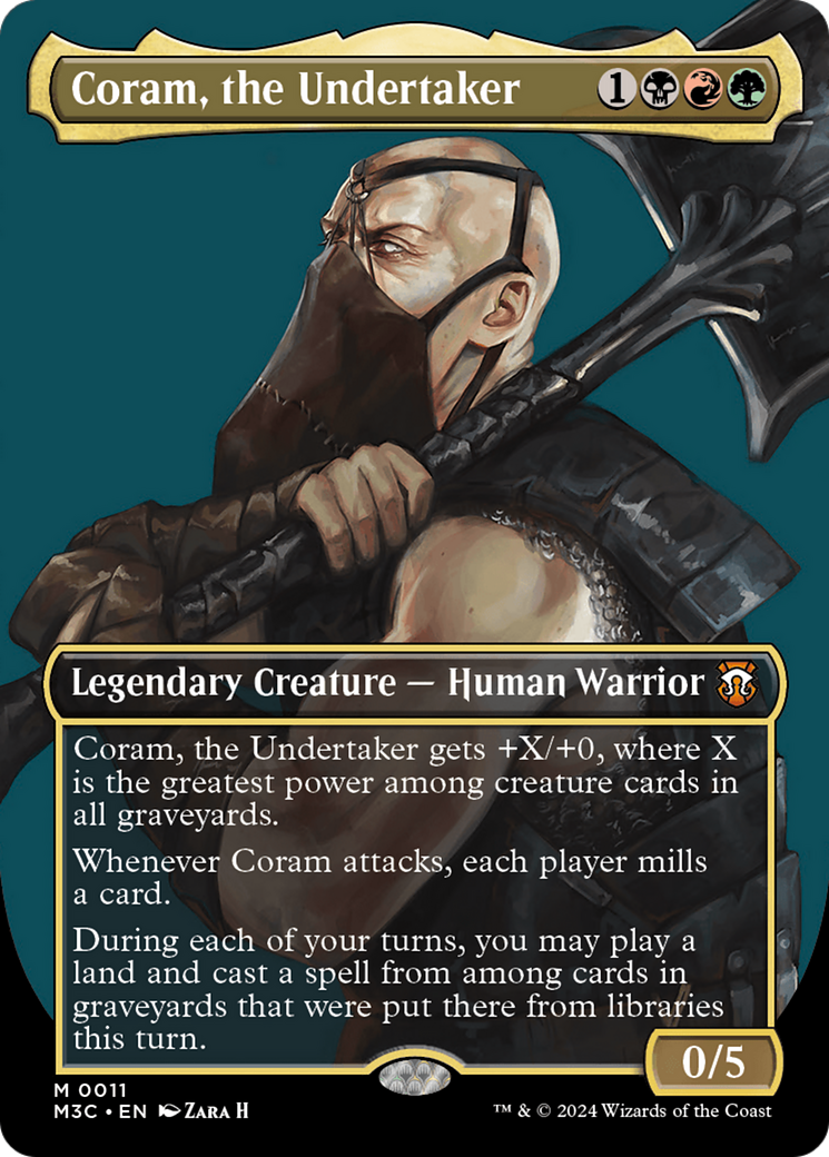 Coram, the Undertaker (Borderless) [Modern Horizons 3 Commander] | Mega City Incorporated