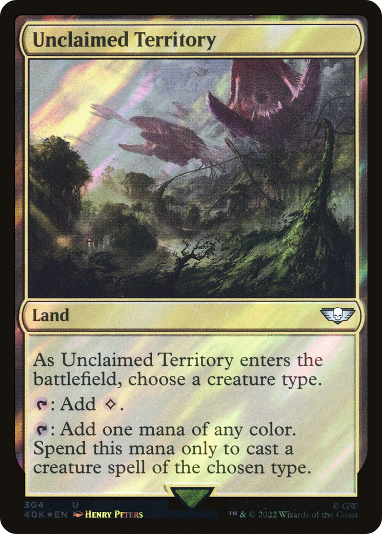 Unclaimed Territory (Surge Foil) [Marvel Super Heroes Commander] | Mega City Incorporated