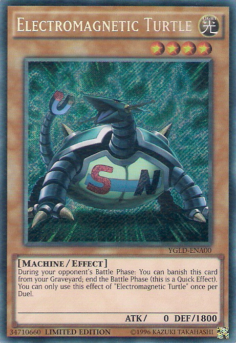 Electromagnetic Turtle [YGLD-ENA00] Secret Rare | Mega City Incorporated
