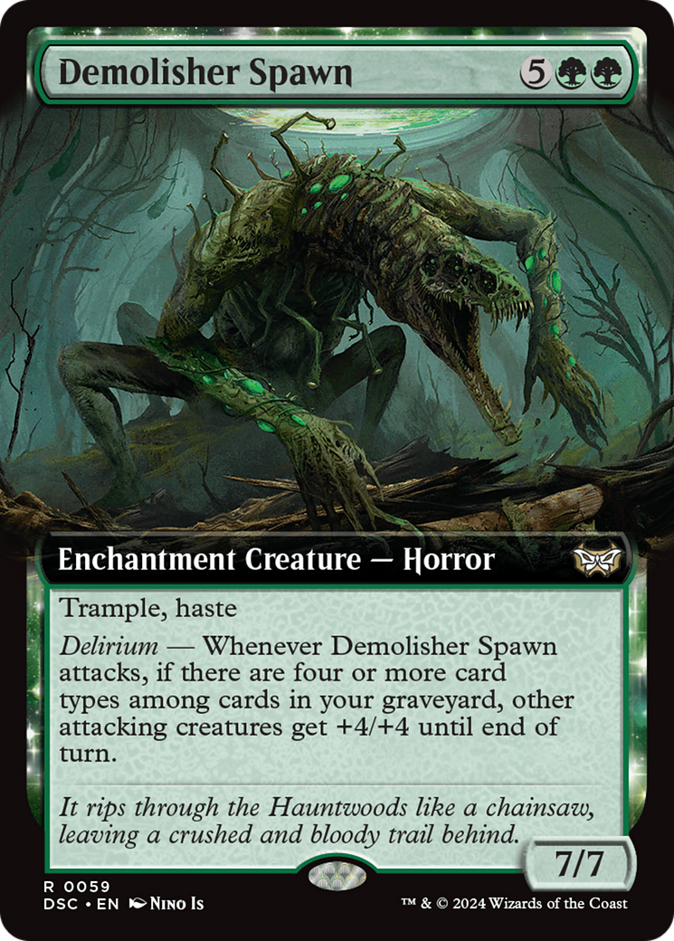 Demolisher Spawn (Extended Art) [Duskmourn: House of Horror Commander] | Mega City Incorporated