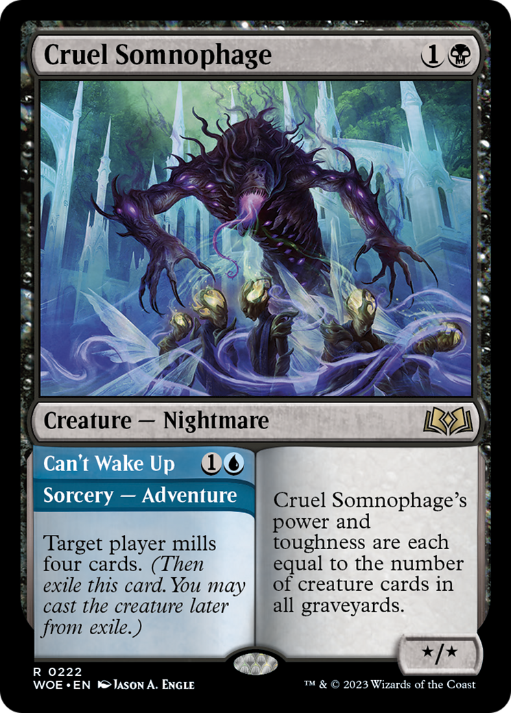 Cruel Somnophage // Can't Wake Up [Wilds of Eldraine] | Mega City Incorporated