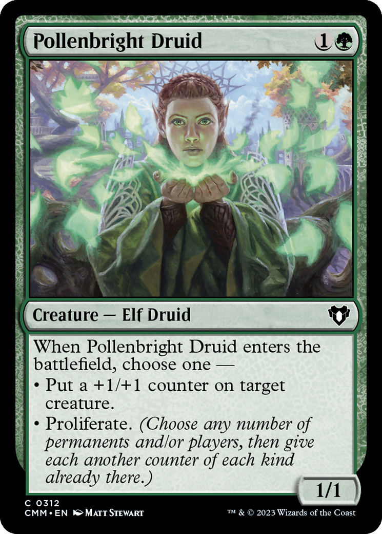 Pollenbright Druid [Commander Masters] | Mega City Incorporated