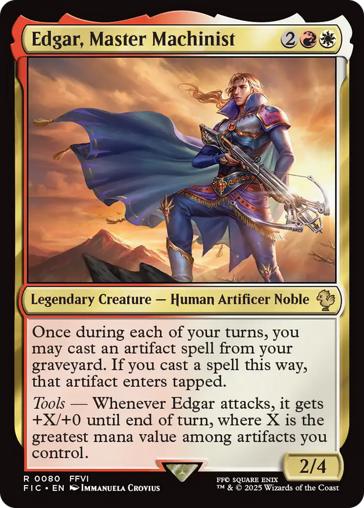 Edgar, Master Machinist [FINAL FANTASY Commander] | Mega City Incorporated
