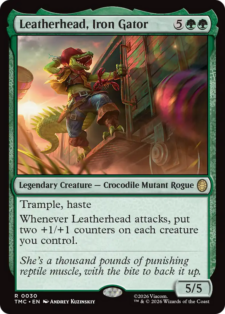Leatherhead, Iron Gator [Teenage Mutant Ninja Turtles Commander] | Mega City Incorporated