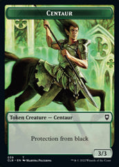 Horror // Centaur Double-Sided Token [Commander Legends: Battle for Baldur's Gate Tokens] | Mega City Incorporated