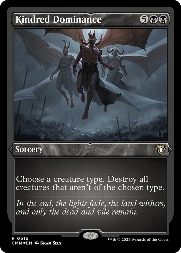 Kindred Dominance (Foil Etched) [Commander Masters] | Mega City Incorporated