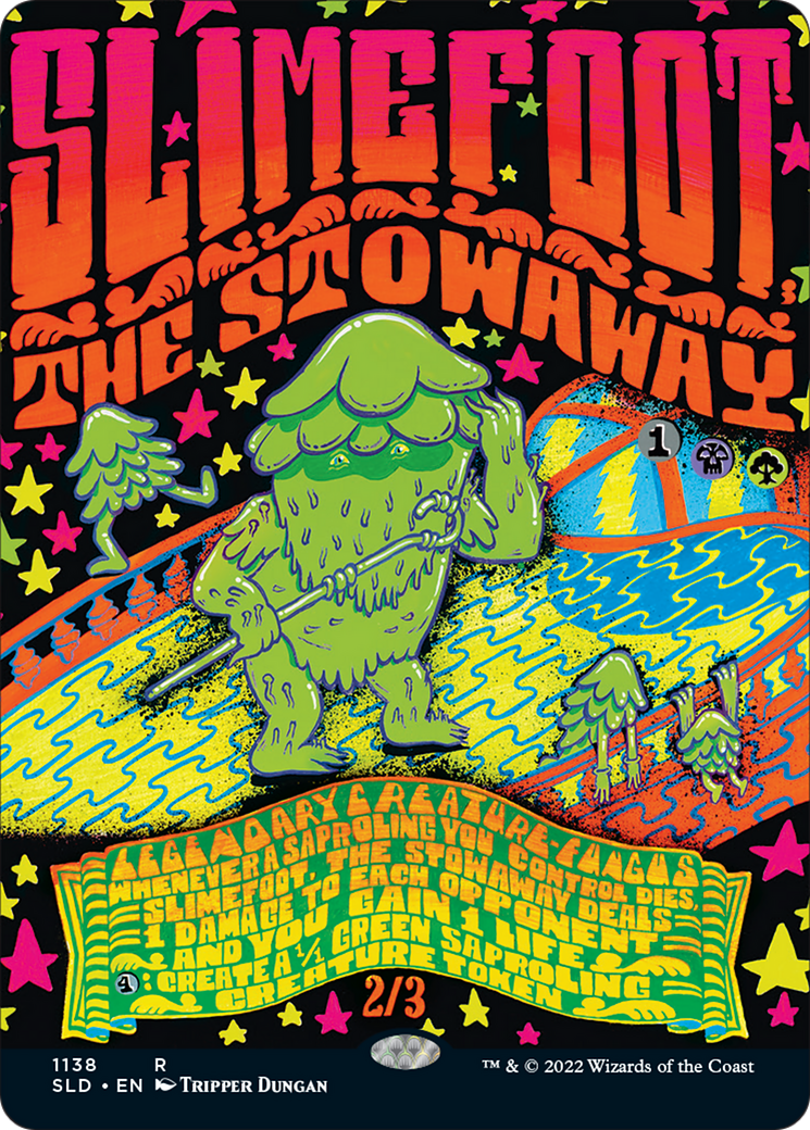 Slimefoot, the Stowaway (Borderless) [Secret Lair Drop Series] | Mega City Incorporated