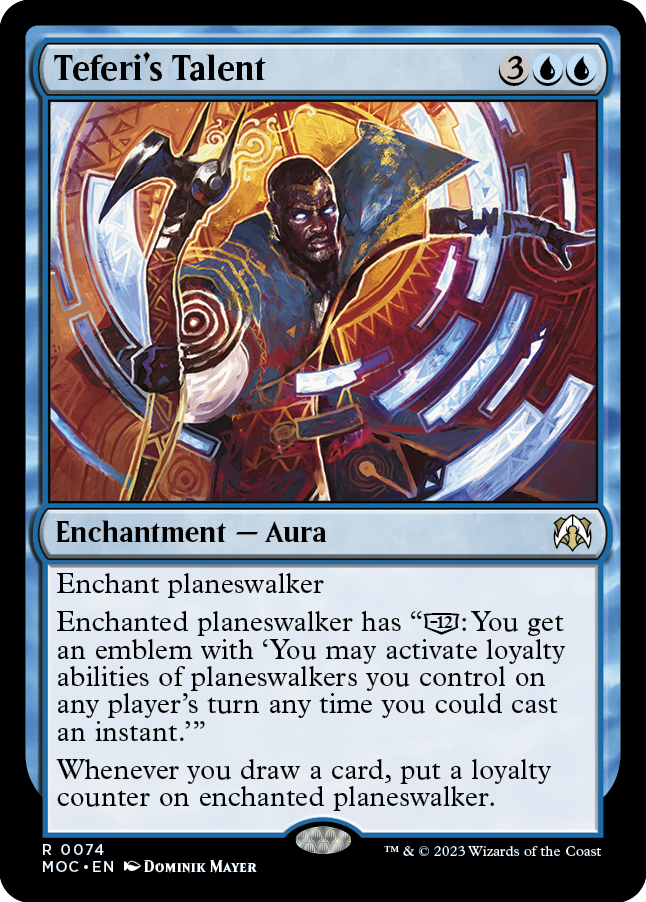 Teferi's Talent [March of the Machine Commander] | Mega City Incorporated