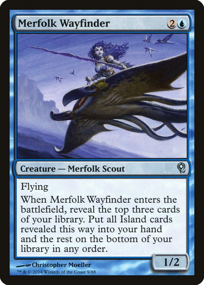 Merfolk Wayfinder [Duel Decks: Jace vs. Vraska] | Mega City Incorporated