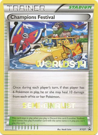 Champions Festival (XY27) (2014 Semi Finalist) [XY: Black Star Promos] | Mega City Incorporated