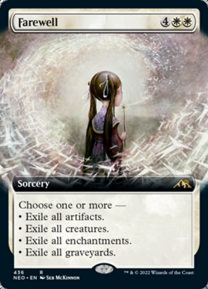 Farewell (Extended Art) [Kamigawa: Neon Dynasty] | Mega City Incorporated