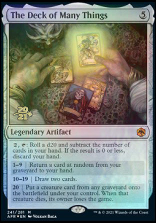 The Deck of Many Things [Dungeons & Dragons: Adventures in the Forgotten Realms Prerelease Promos] | Mega City Incorporated