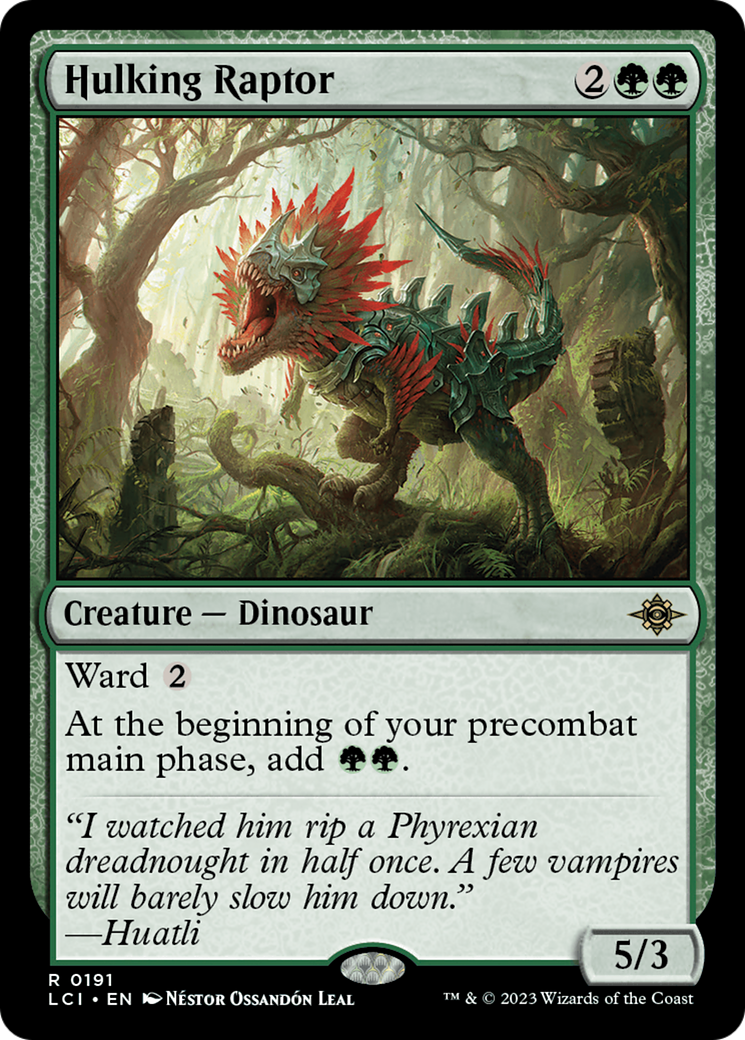 Hulking Raptor [The Lost Caverns of Ixalan] | Mega City Incorporated