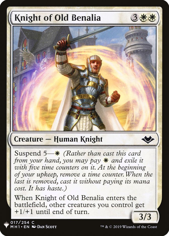 Knight of Old Benalia [Mystery Booster] | Mega City Incorporated