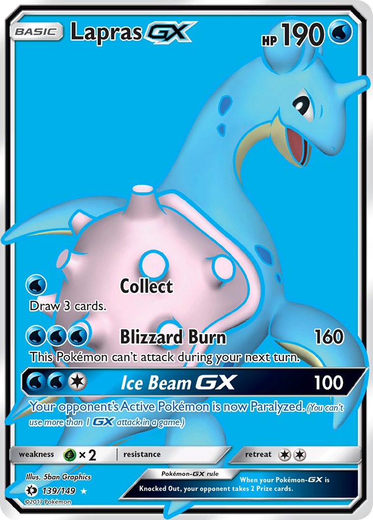 Lapras GX (139/149) [Sun & Moon: Base Set] | Mega City Incorporated