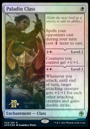 Paladin Class [Dungeons & Dragons: Adventures in the Forgotten Realms Prerelease Promos] | Mega City Incorporated