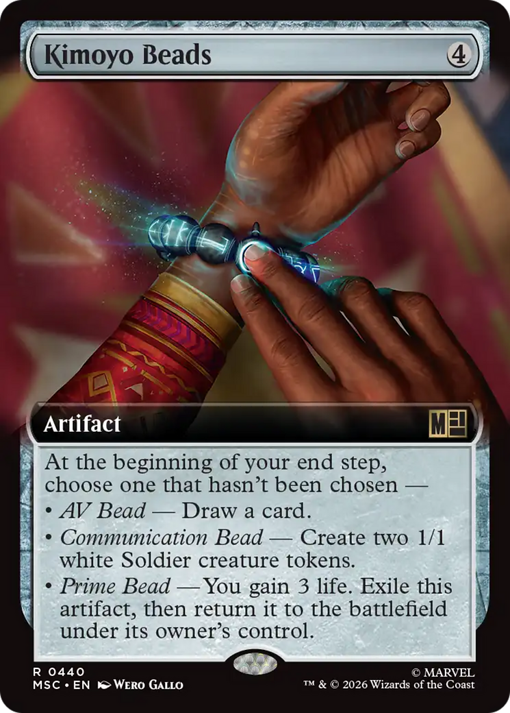 Kimoyo Beads (Extended Art) [Marvel Super Heroes Commander] | Mega City Incorporated
