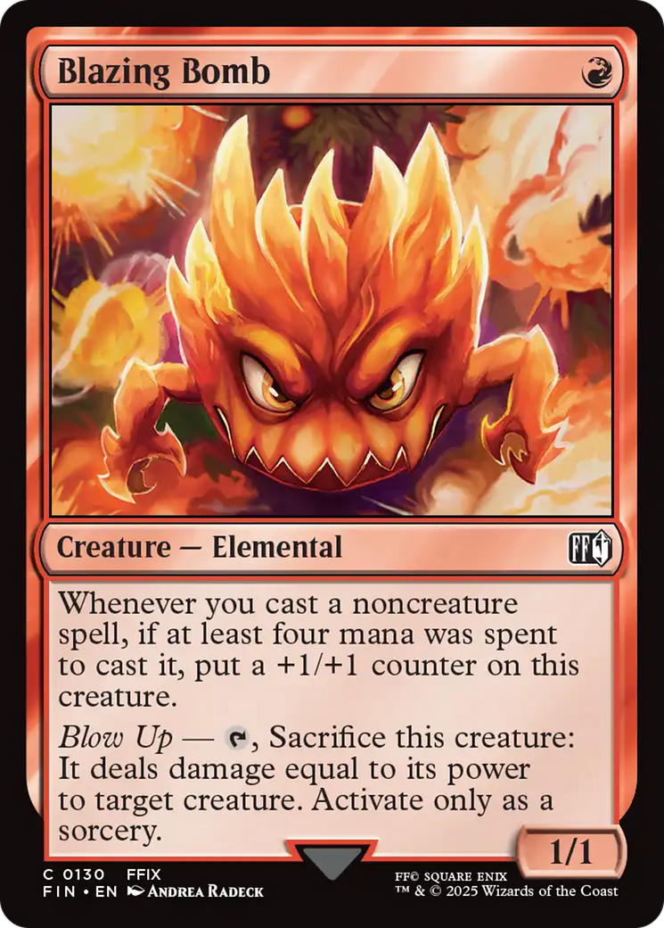 Blazing Bomb [FINAL FANTASY] | Mega City Incorporated