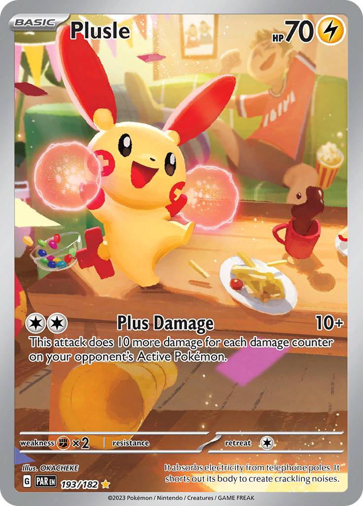 Plusle (193/182) [Scarlet & Violet: Paradox Rift] | Mega City Incorporated