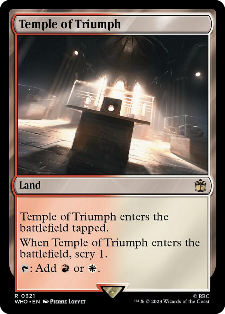 Temple of Triumph [Doctor Who] | Mega City Incorporated