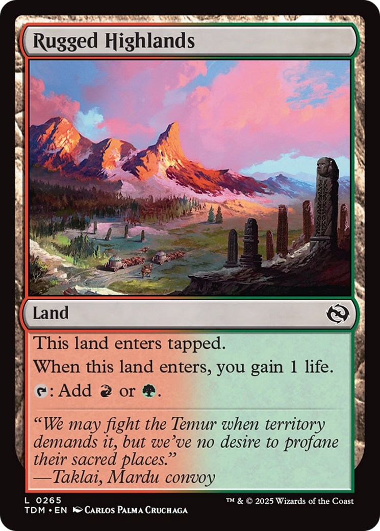 Rugged Highlands [Tarkir: Dragonstorm] | Mega City Incorporated