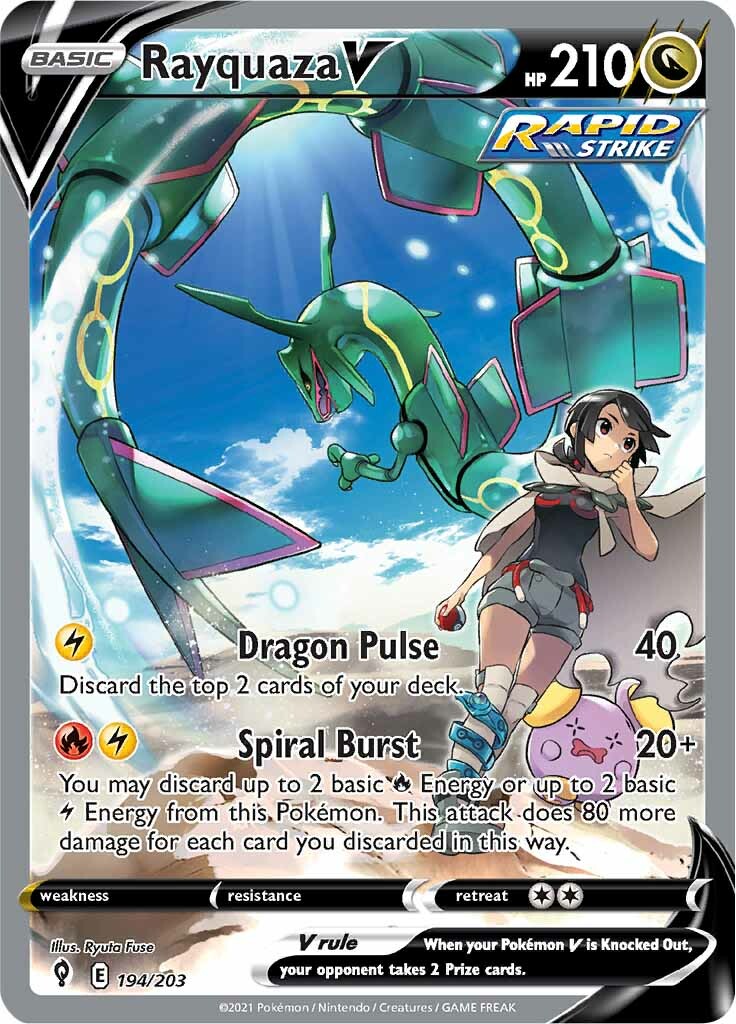 Rayquaza V (194/203) [Sword & Shield: Evolving Skies] | Mega City Incorporated