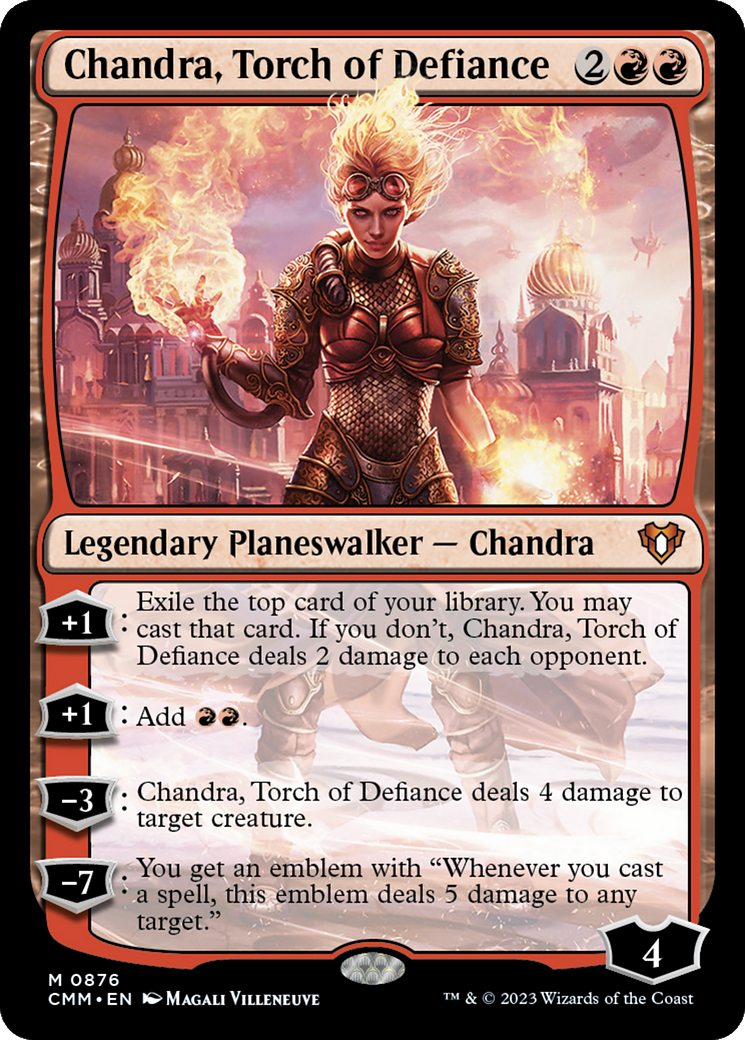 Chandra, Torch of Defiance [Commander Masters] | Mega City Incorporated