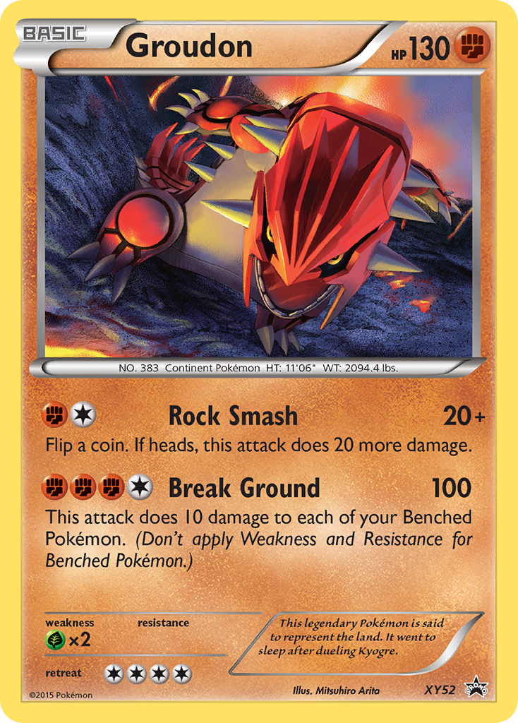 Groudon (XY52) [XY: Black Star Promos] | Mega City Incorporated