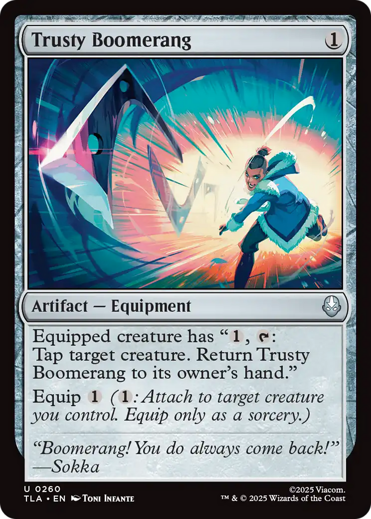 Trusty Boomerang [Avatar: The Last Airbender] | Mega City Incorporated