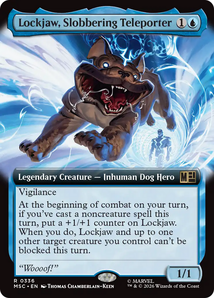 Lockjaw, Slobbering Teleporter (Extended Art) [Marvel Super Heroes Commander] | Mega City Incorporated