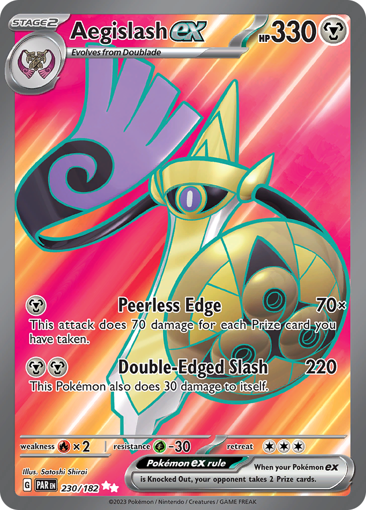 Aegislash ex (230/182) [Scarlet & Violet: Paradox Rift] | Mega City Incorporated