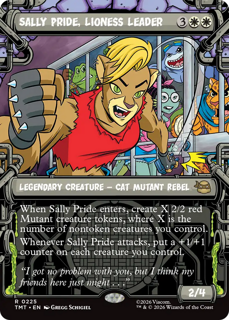 Sally Pride, Lioness Leader (Showcase) [Teenage Mutant Ninja Turtles] | Mega City Incorporated