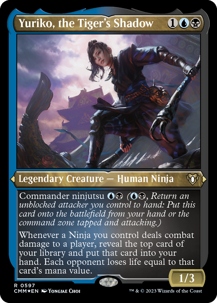 Yuriko, the Tiger's Shadow (Foil Etched) [Commander Masters] | Mega City Incorporated