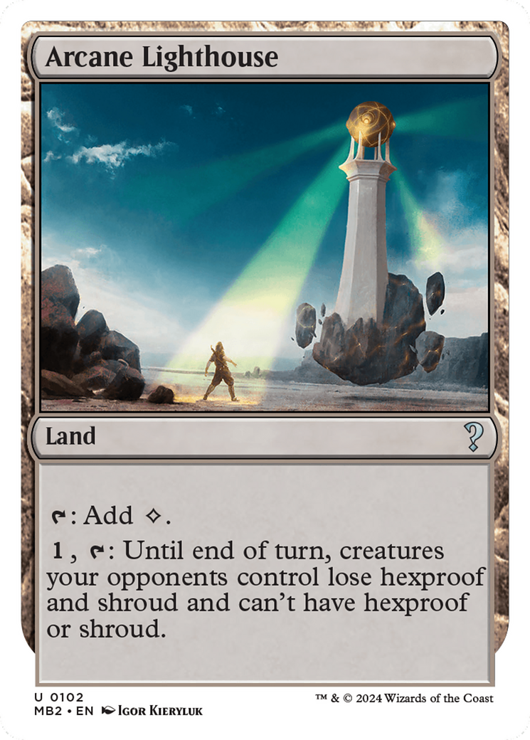 Arcane Lighthouse (White Border) [Mystery Booster 2] | Mega City Incorporated