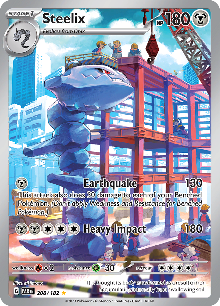 Steelix (208/182) [Scarlet & Violet: Paradox Rift] | Mega City Incorporated