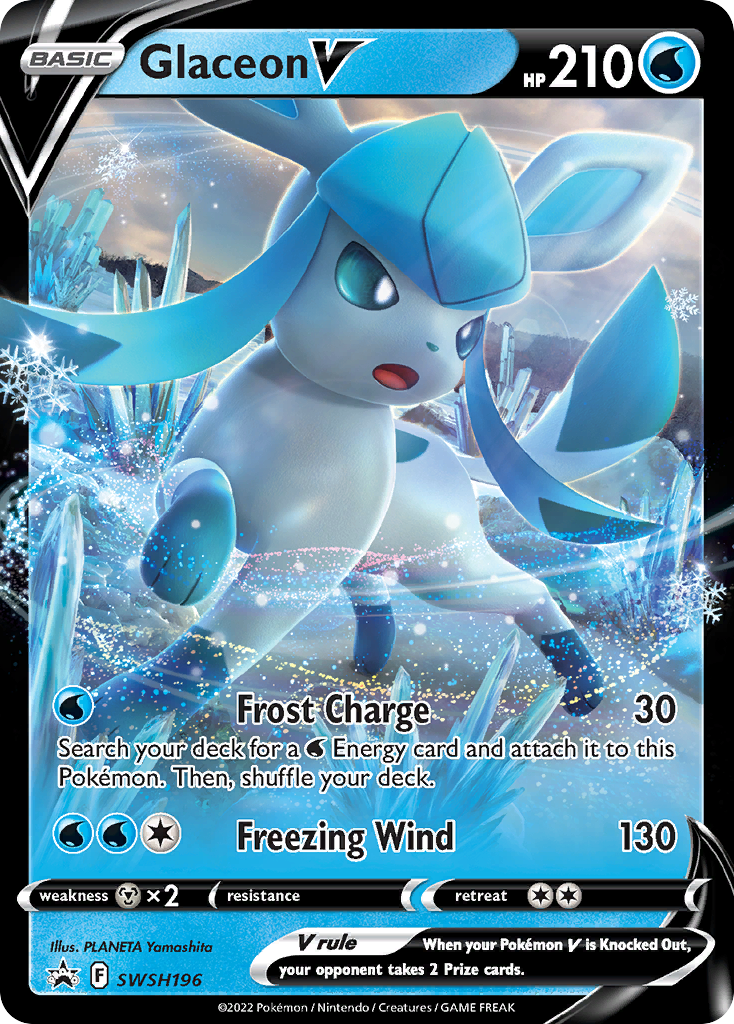 Glaceon V (SWSH196) [Sword & Shield: Black Star Promos] | Mega City Incorporated