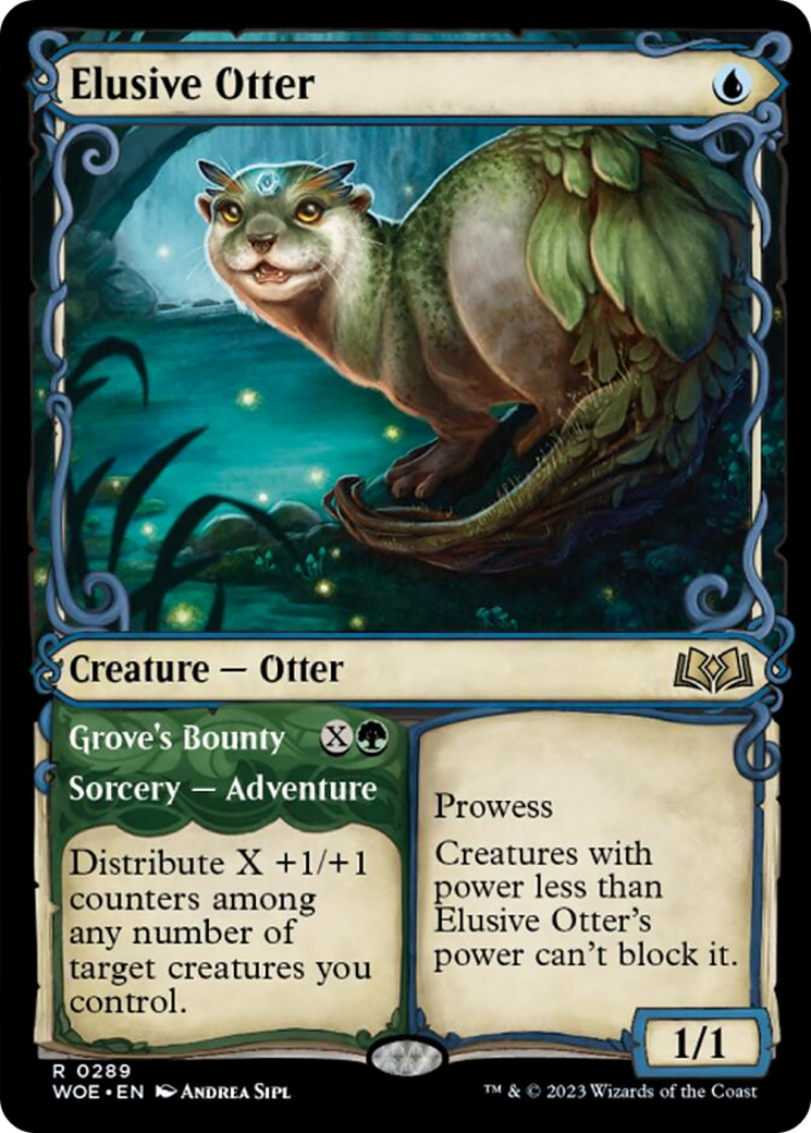 Elusive Otter // Grove's Bounty (Showcase) [Wilds of Eldraine] | Mega City Incorporated