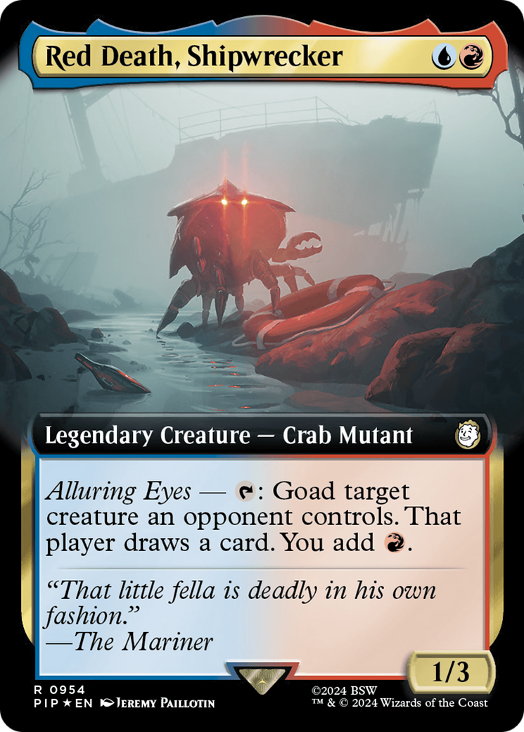 Red Death, Shipwrecker (Extended Art) (Surge Foil) [Fallout] | Mega City Incorporated