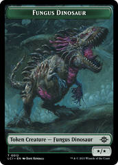Fungus Dinosaur // Spirit Double-Sided Token [The Lost Caverns of Ixalan Tokens] | Mega City Incorporated