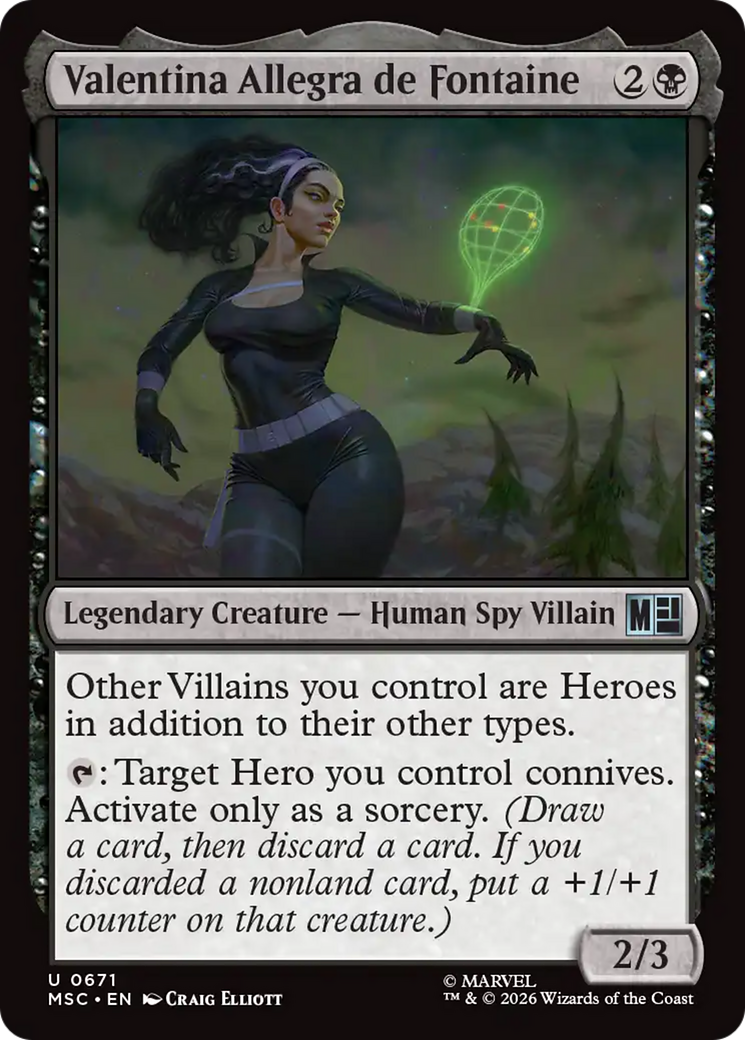 Valentina Allegra de Fontaine [Marvel Super Heroes Commander] | Mega City Incorporated