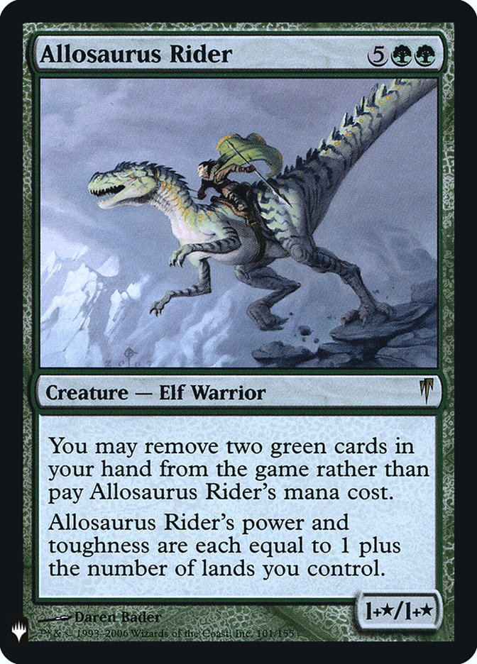 Allosaurus Rider [Mystery Booster] | Mega City Incorporated