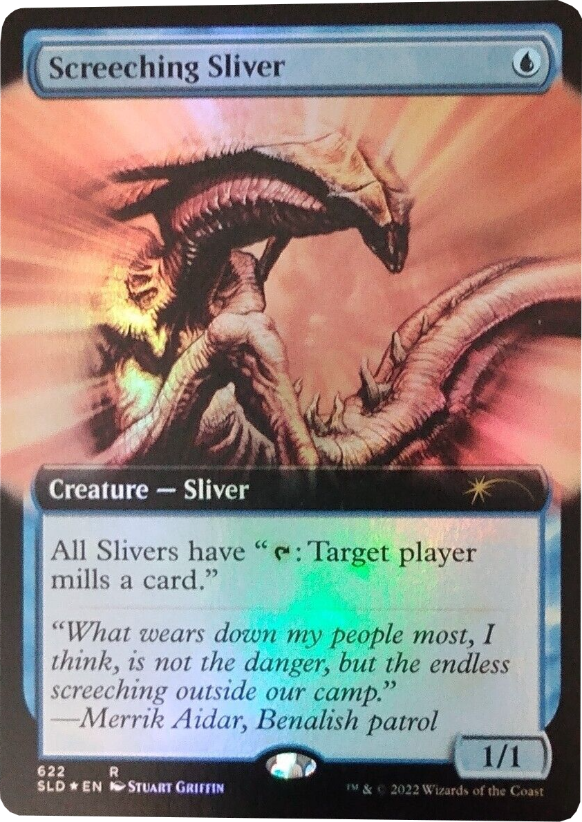 Screeching Sliver (Extended Art) [Secret Lair Drop Promos] | Mega City Incorporated