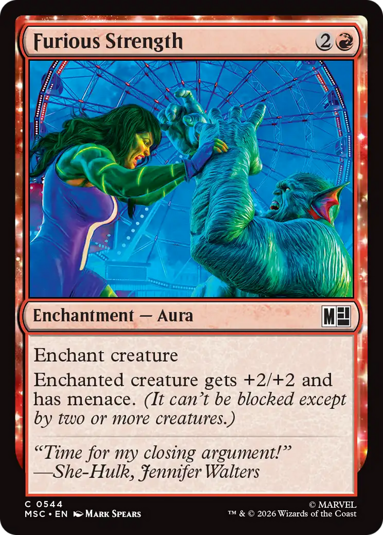 Furious Strength [Marvel Super Heroes Commander] | Mega City Incorporated