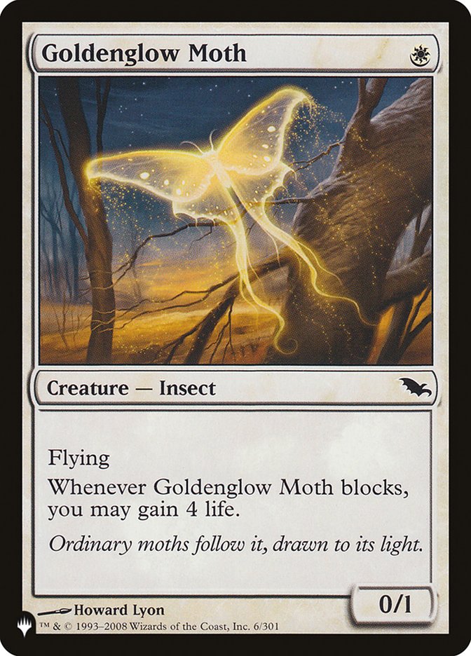 Goldenglow Moth [The List] | Mega City Incorporated