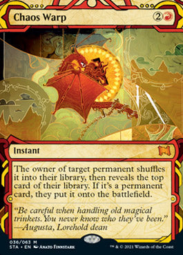 Chaos Warp (Foil Etched) [Strixhaven: Mystical Archive] | Mega City Incorporated