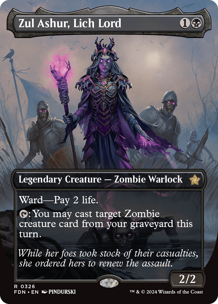 Zul Ashur, Lich Lord (Borderless) [Foundations] | Mega City Incorporated