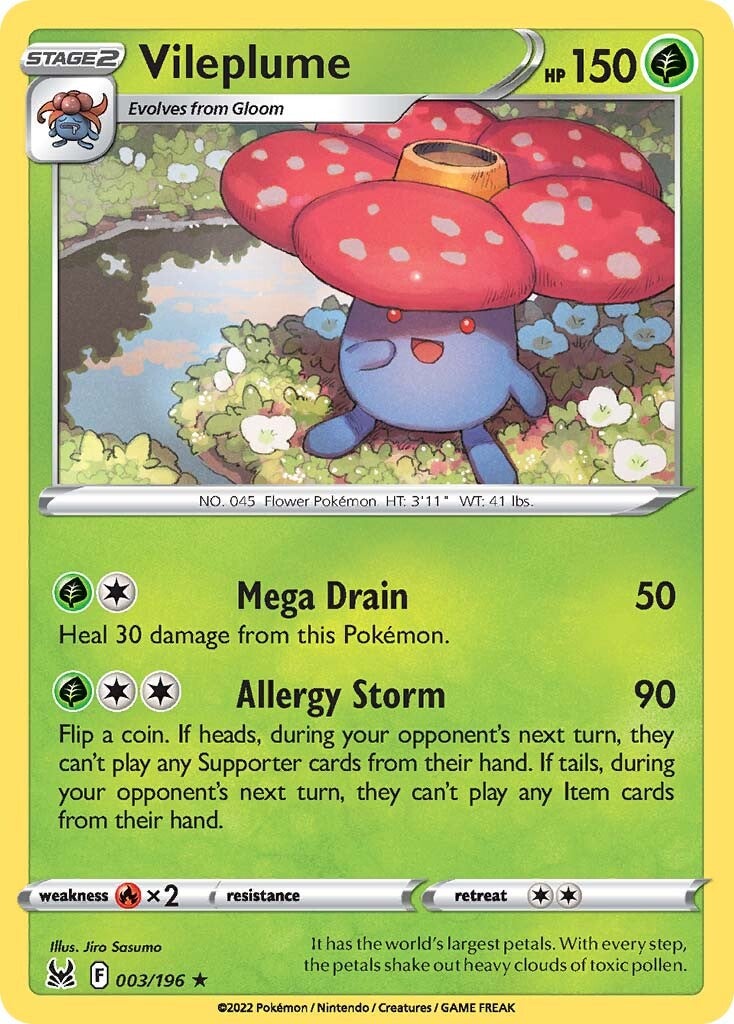 Vileplume (003/196) [Sword & Shield: Lost Origin] | Mega City Incorporated