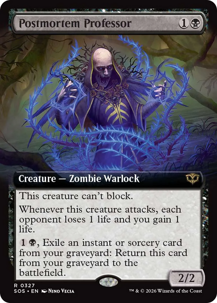 Postmortem Professor (Extended Art) [Secrets of Strixhaven] | Mega City Incorporated