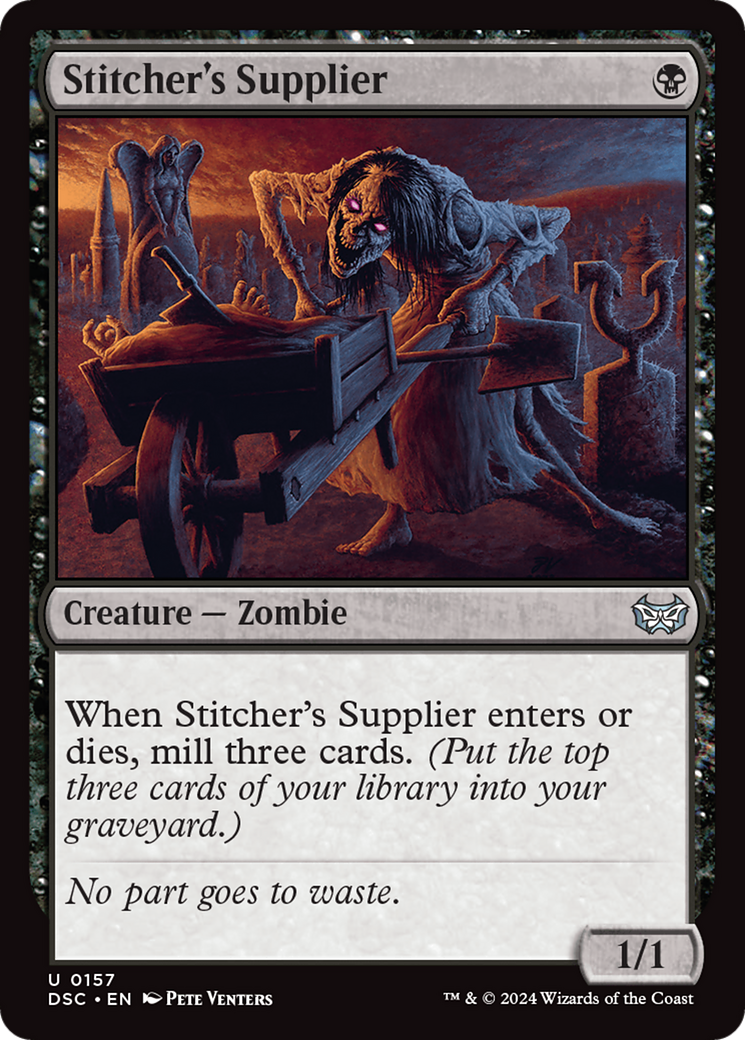 Stitcher's Supplier [Duskmourn: House of Horror Commander] | Mega City Incorporated
